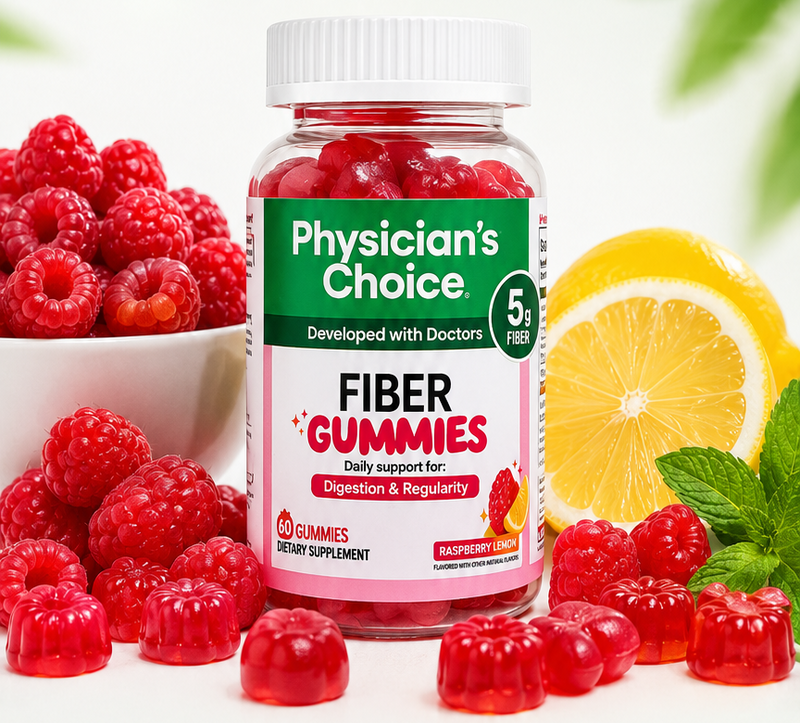 PHYSICIAN'S CHOICE FIBER GUMMIES DIGEST+
