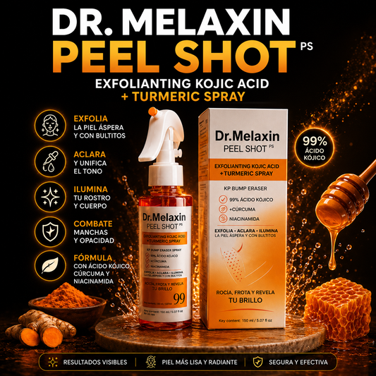 🎯DR. MELAXIN PEEL SHOT (Kojic Acid + Turmeric Spray)🎯